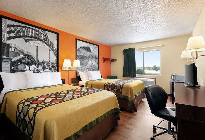 Номер Стандарт 2 Двуспальные Кровати, Super 8 By Wyndham Waco University Area