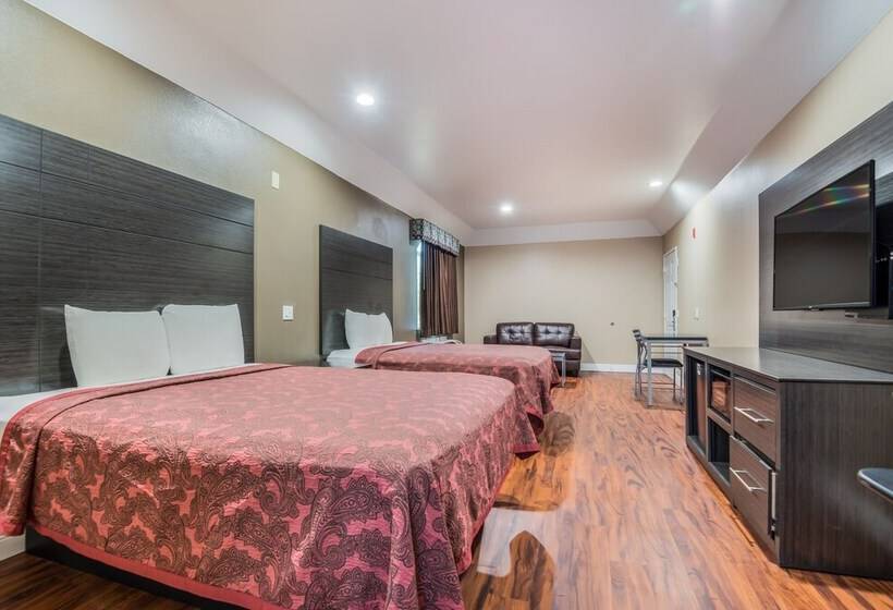 Standard Szoba 2 Franciaággyal, Scottish Inns & Suites Iah Airport   Beltway 8