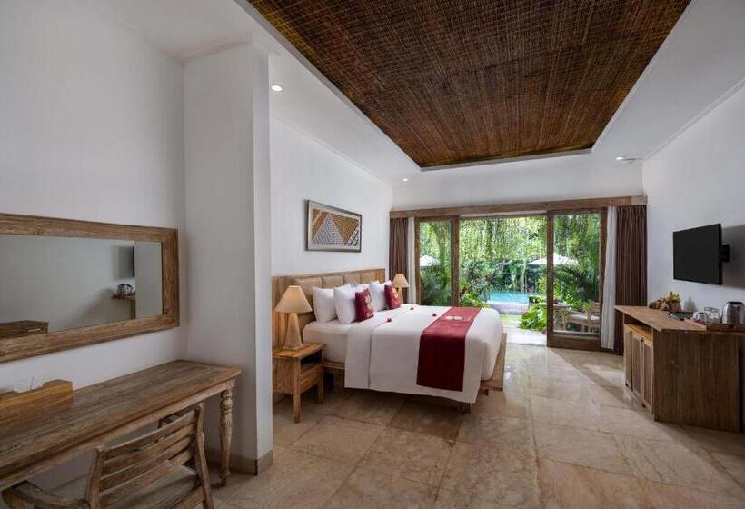 Номер Deluxe Вид на Бассейн, The Kalyana Ubud Resort