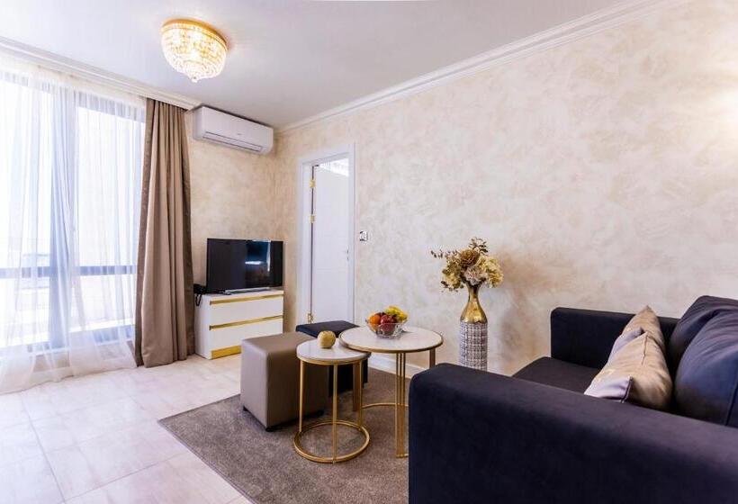 1침실 디럭스 아파트 바다 전망, Onyx Beach Residence   Free Parking & Beach Access