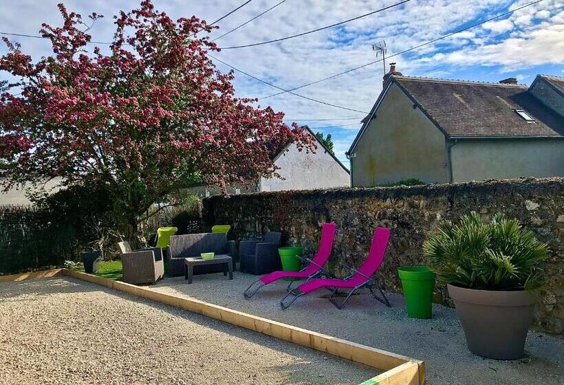 Дом 2 Спальни, Gîte Atypique 2 à 8 Personnes Avec Piscine Jacuzzi Proche Châteaux De La Loire
