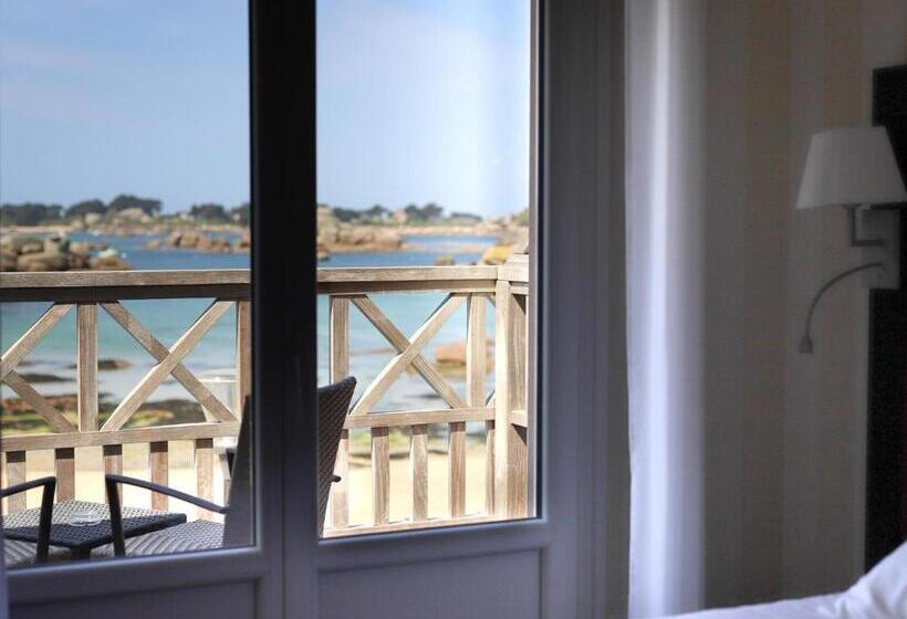 Номер Superior Вид на Море, Logis Hôtel Saint Guirec Et De La Plage
