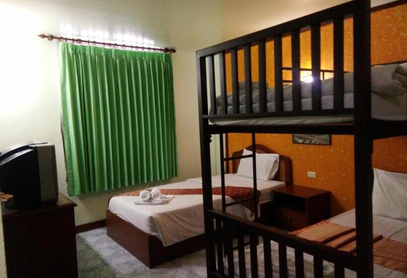 트리플 스탠다드 룸 2층 침대, Thepparat Lodge Krabi