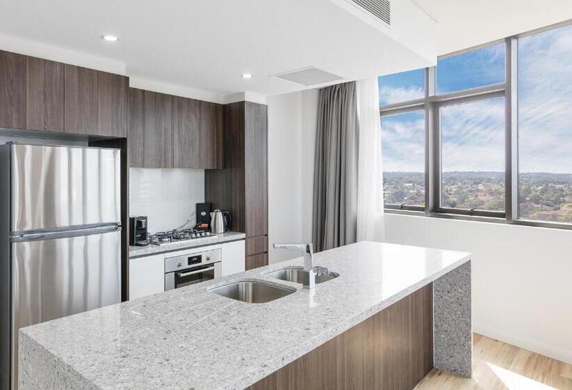 Люкс 2 Спальни, Meriton Suites Church Street, Parramatta