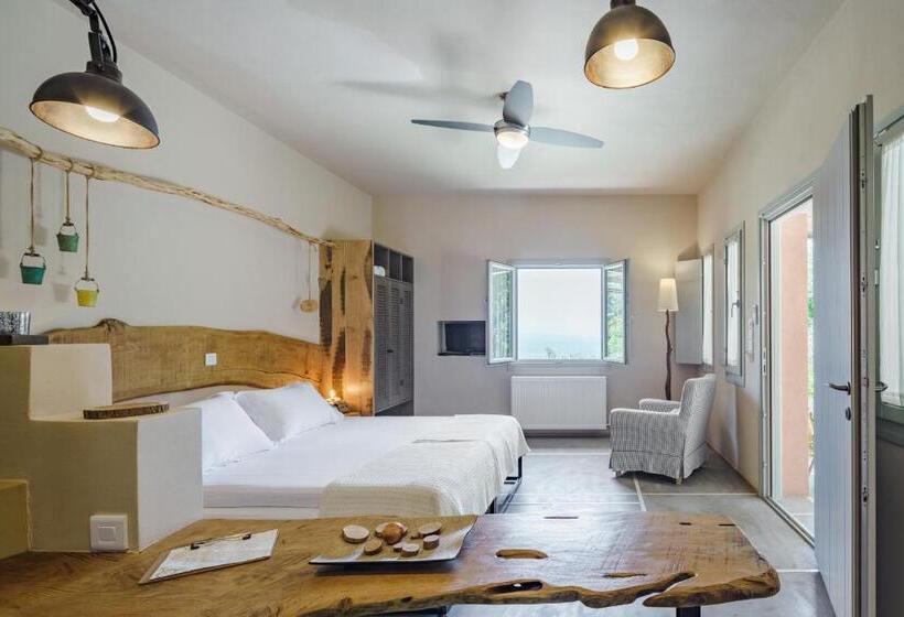 Полулюкс Одноместный с Террасой, Mazaraki Guesthouse
