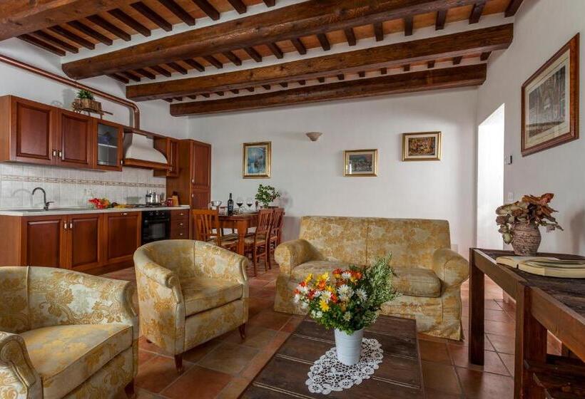 Апартаменты 1 Спальня Вид на Бассейн, Agriturismo Tre Querce
