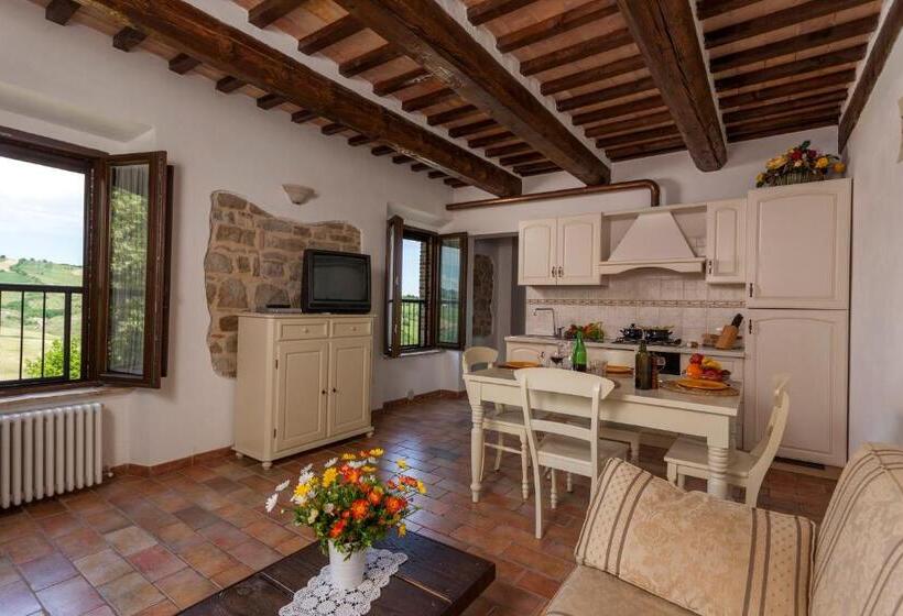 Апартаменты 1 Спальня Вид на Бассейн, Agriturismo Tre Querce