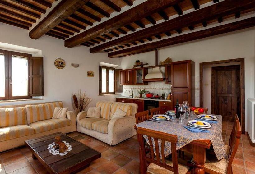 Апартаменты 1 Спальня Вид на Бассейн, Agriturismo Tre Querce
