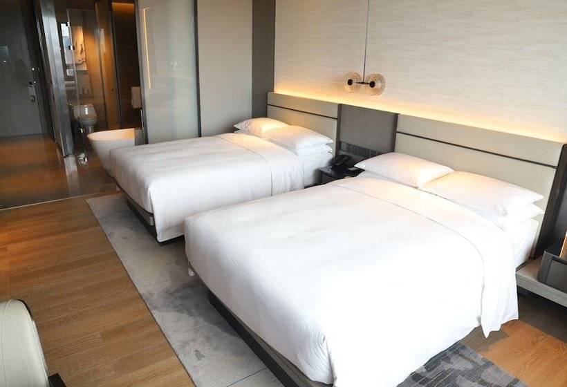 스탠다드 룸 더블 침대 2개, Wuhan Marriott Hotel Optics Valley