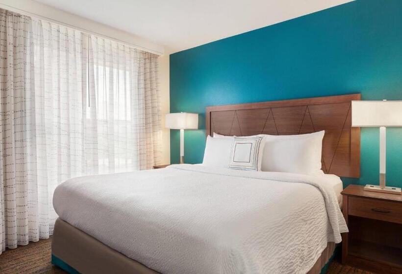 带大床的标准工作室, Residence Inn By Marriott Las Vegas Stadium Area