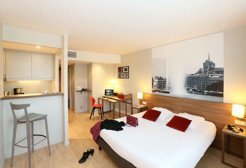 Студия Стандарт Двуспальная Кровать, Adagio Original Thoiry Genève
