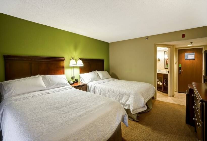 스탠다드 룸 더블 침대 2개, Hampton Inn Morgantown