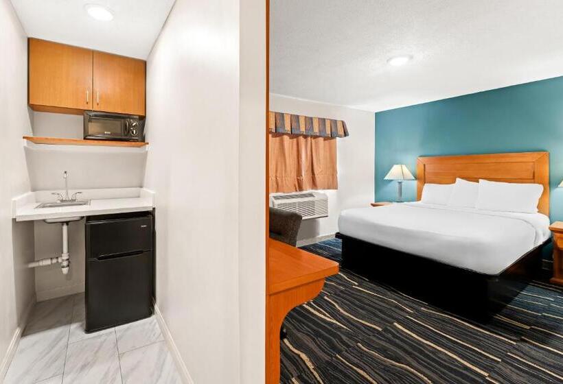 스탠다드 룸 킹사이즈 침대, Americas Best Value Inn Stonington Mystic