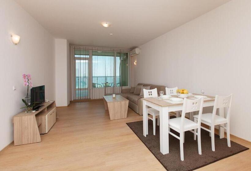 Апартаменты Deluxe 1 Спальня Вид на Море, Silver Beach Apart Complex