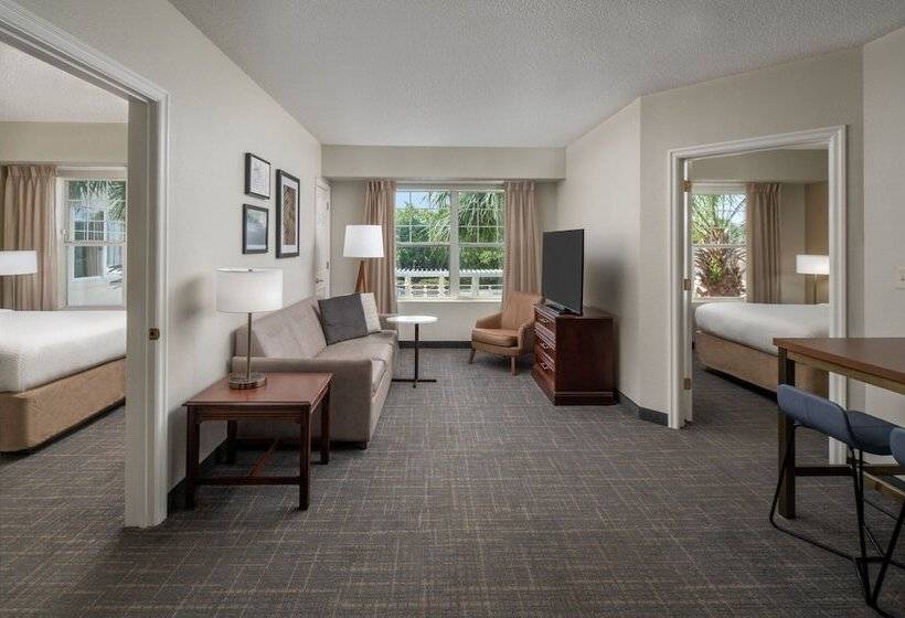 침실 2개 스위트, Residence Inn Charleston Riverview
