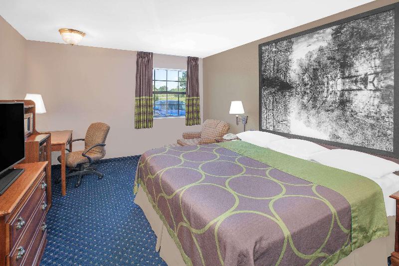 스탠다드 룸 킹사이즈 침대, Super 8 By Wyndham Lowell/bentonville/rogers Area