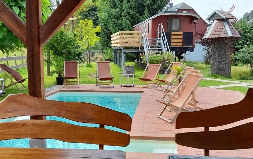Бунгало Стандарт Вид на Сад, Eisenbahnromantik Im Urlaub