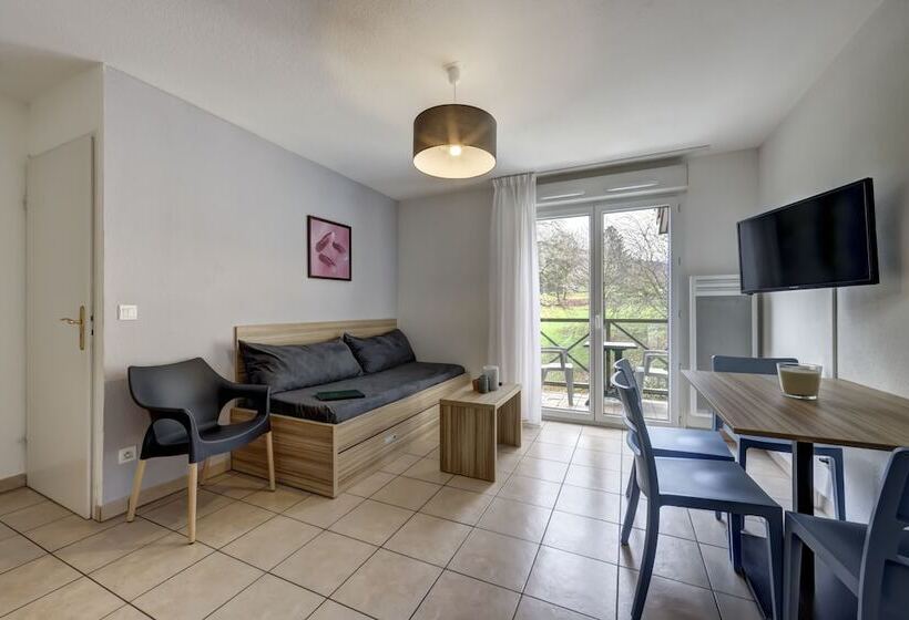 Апартаменты 1 Спальня, Zenitude Hôtel Résidences L'Oreé Du Parc