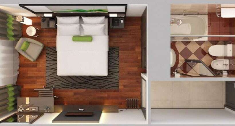 Номер Deluxe, Howard Johnson Plaza By Wyndham Dubai Deira