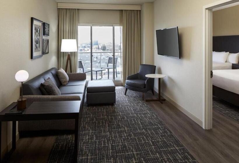 2 Bedroom Suite with Balcony, Residence Inn By Marriott Montreal Airport