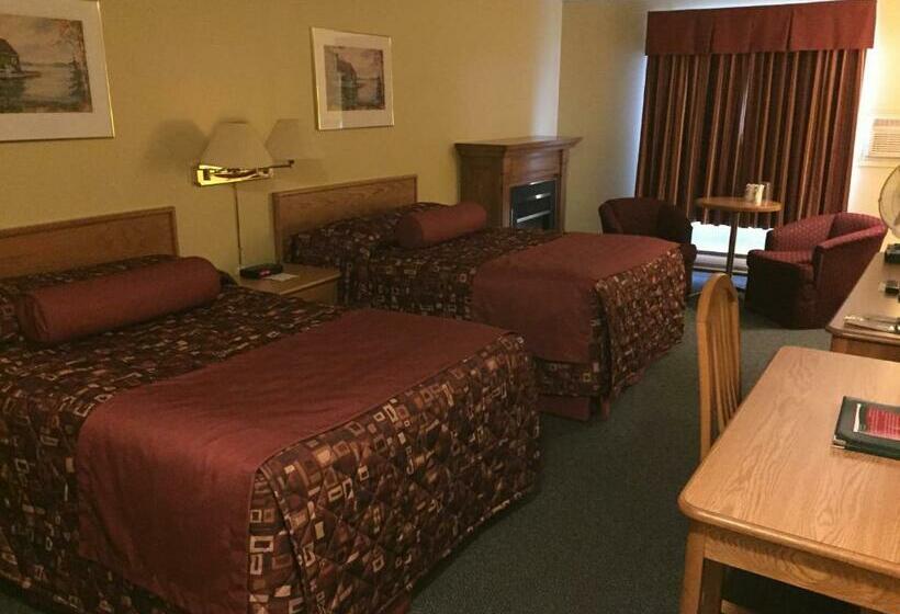 ２ダブルベッドのスタンダードルーム, Shallow Bay Motel & Cabins Conference Centre