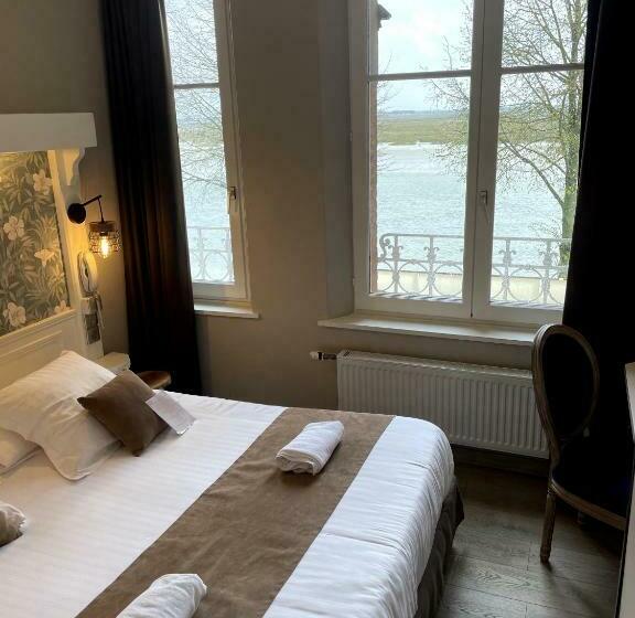 Номер Стандарт Вид на Море, Logis Hôtel  Restaurant Le Relais Guillaume De Normandy