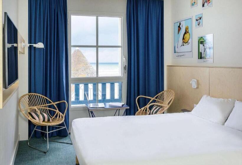Номер Стандарт Двуспальная Кровать Вид на Море, Ibis Styles Deauville Villers Plage