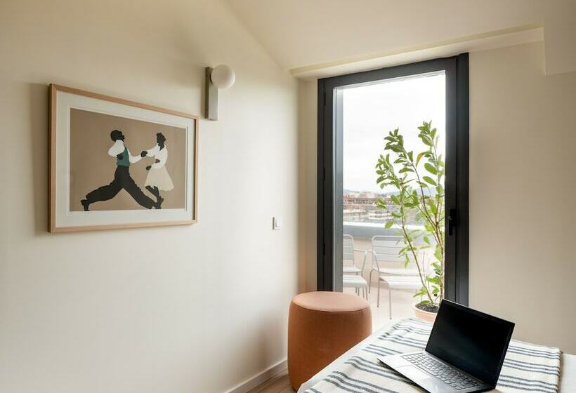 1침실 펜트하우스 아파트, Apartahotel Líbere Vitoria
