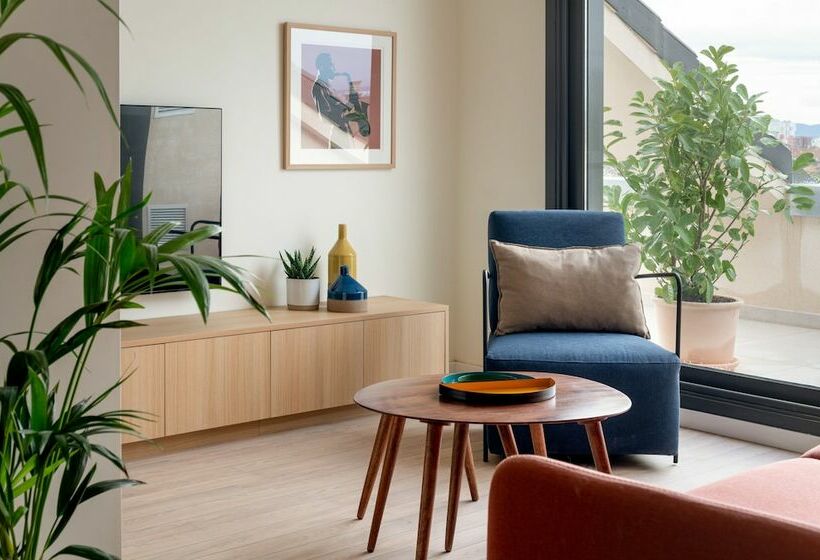 2침실 펜트하우스 아파트, Apartahotel Líbere Vitoria