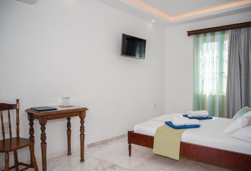 غرفة عائلية مطلّة علي البحر, Adonis Hotel Naxos