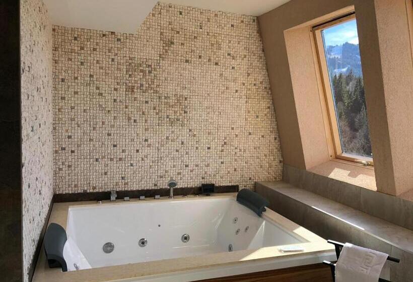 디럭스 룸 산전망, Elexus Apartments Poiana Brasov