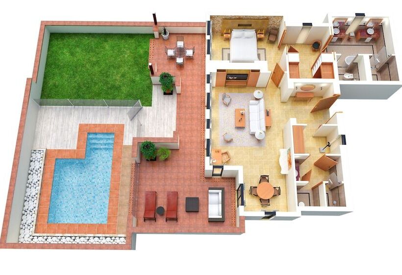 Вилла Premium 1 Спальня, Terre Blanche Hotel Spa Golf Resort