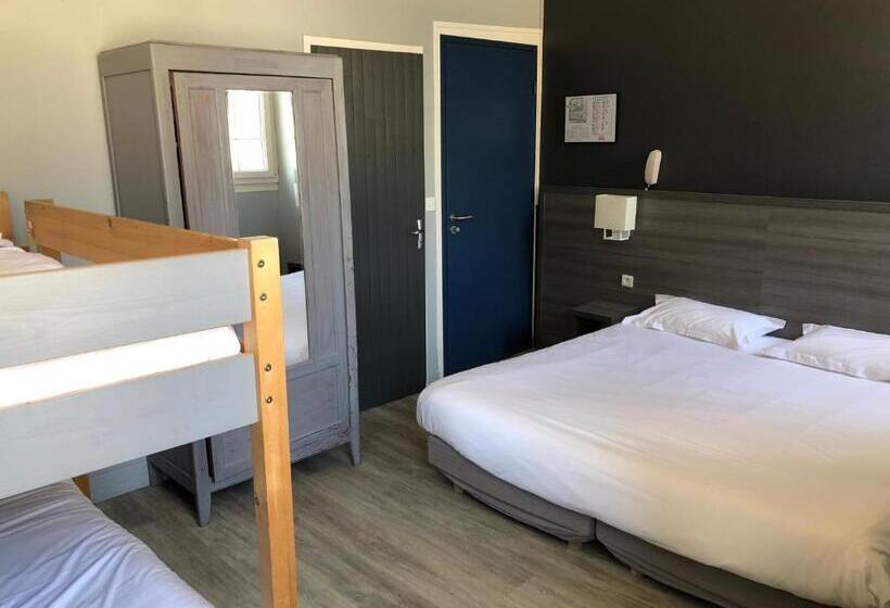 Четырехместный Номер Стандарт, Hôtel De La Poste   Piriac Sur Mer