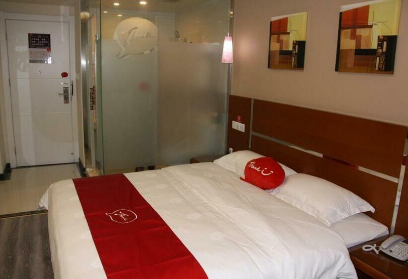 Номер Superior, Thank Inn Chain Hotel Huebei Jinmen Jingshan County Chengzhong Road