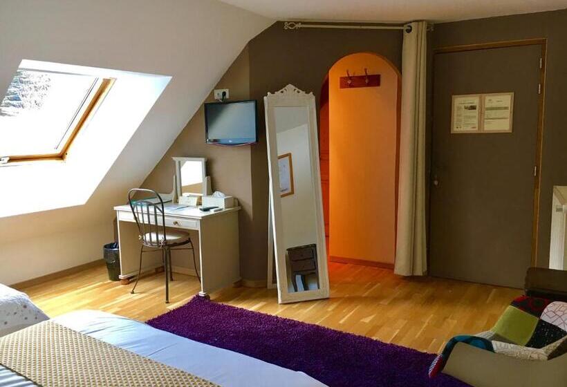 Номер Deluxe Вид на Горы, Chambre D'hôtes La Grange Des Ecrins
