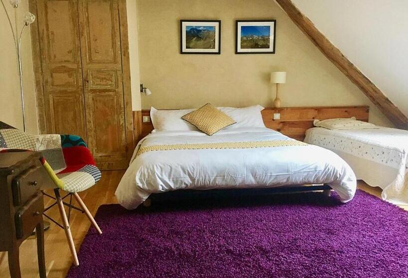 Номер Deluxe Вид на Горы, Chambre D'hôtes La Grange Des Ecrins
