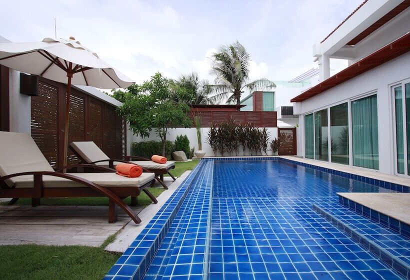 빌라 1 베드룸 - 수영장, La Flora Resort Patong
