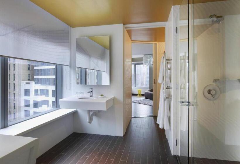 디럭스 스위트 킹 침대, The Washington By Luxurban
