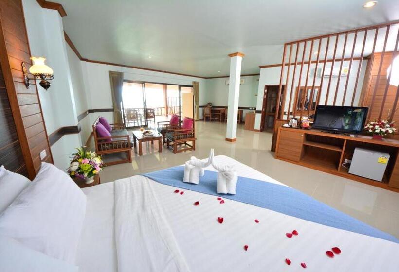 디럭스 룸 바다 전망, Haad Yao Bayview Resort & Spa   Sha Plus Certified