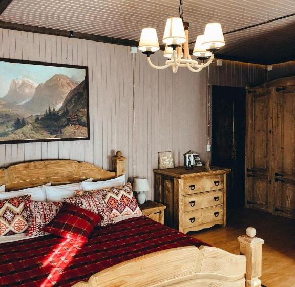 带阳台的豪华间, Chalet Blanc