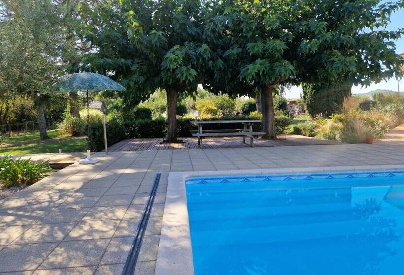 اتاق استاندارد با چشم‌انداز استخر, Chambre Hôte Avec Piscine   La Vialatte