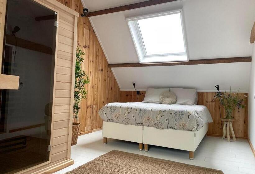 豪华工作室, B & B  Droom In De Polder De Suite Met Prive Sauna