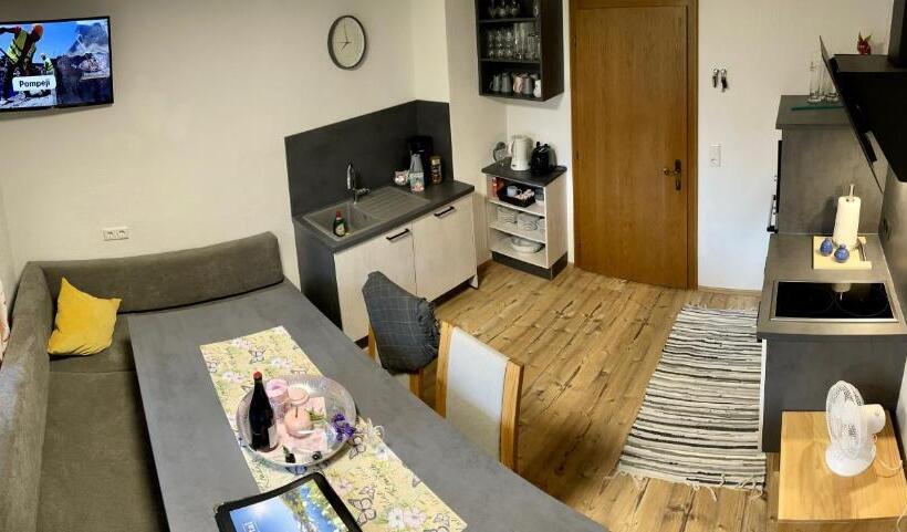 テラス付き１ベッドルームアパートメント, Restaurant Appartements Almdiele