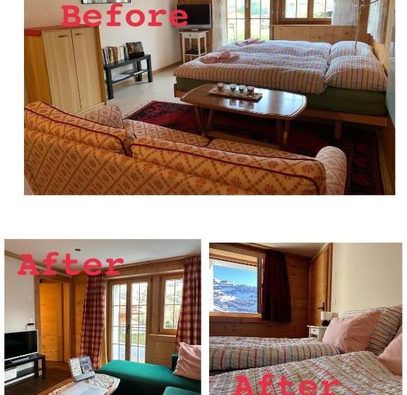 샬레, One Bedroom With Mountain And Garden View Ground Floor Of Chalet Solaria