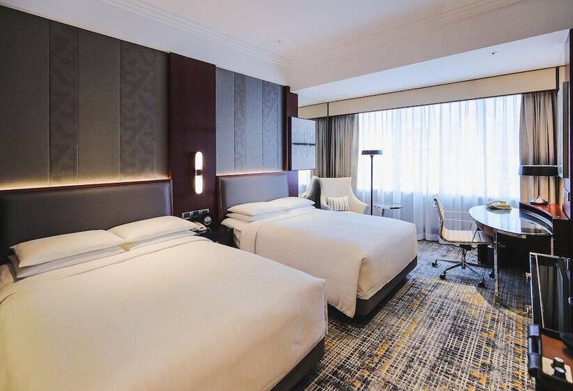 اتاق استاندارد با 2 تخت دوبل, Shanghai Marriott Marquis City Centre