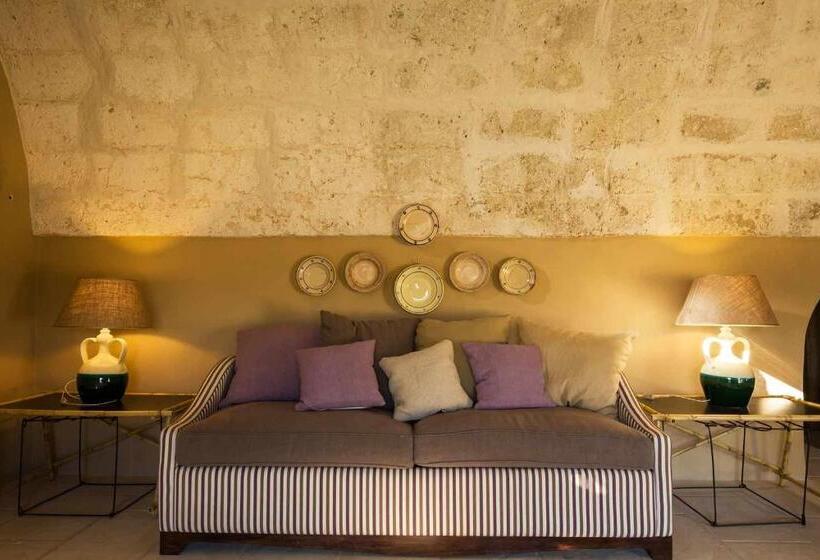 带花园景观的标准工作室, Masseria Celano
