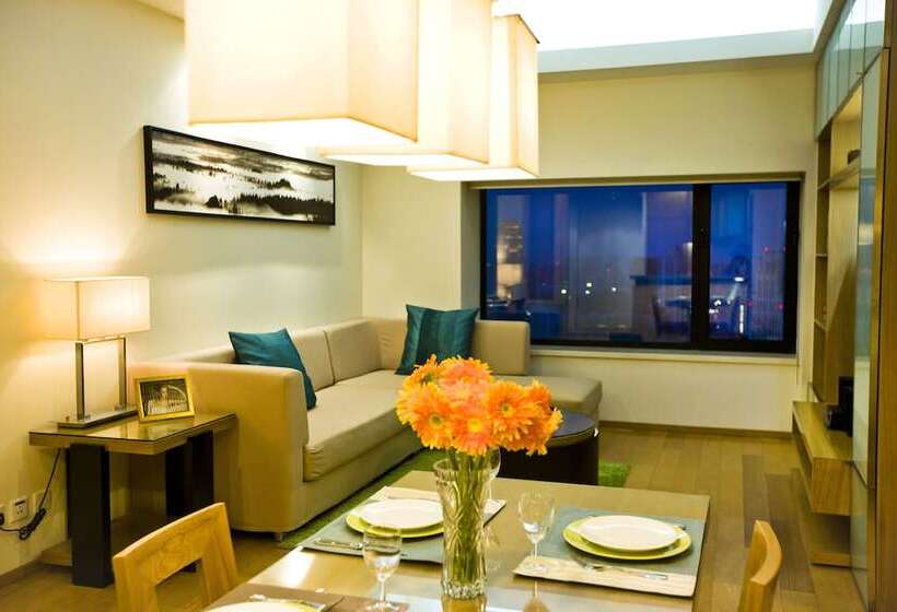 דירת פרמיום 3 חדרי שינה, Somerset International Building Tianjin