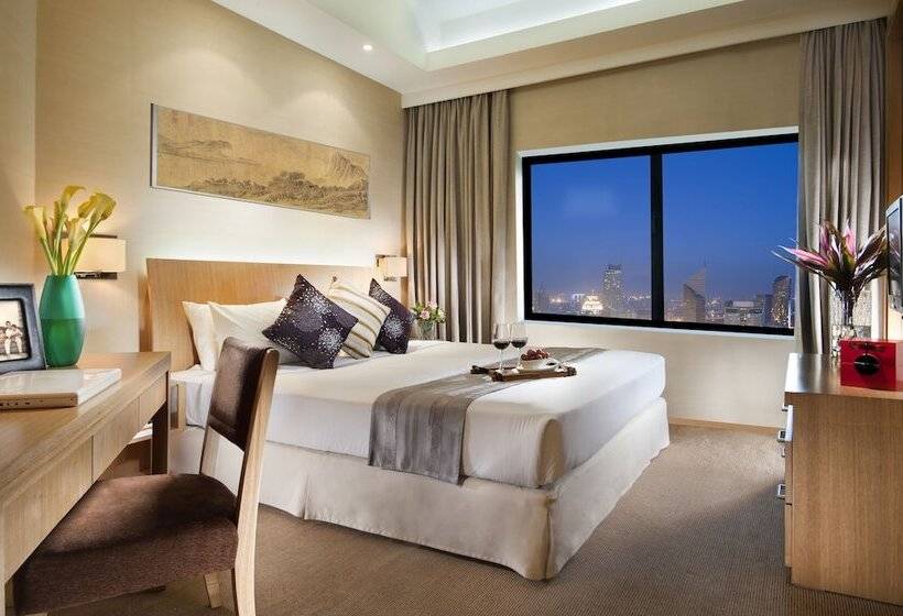 דירת אקזקיוטיב 2 חדרים, Somerset International Building Tianjin