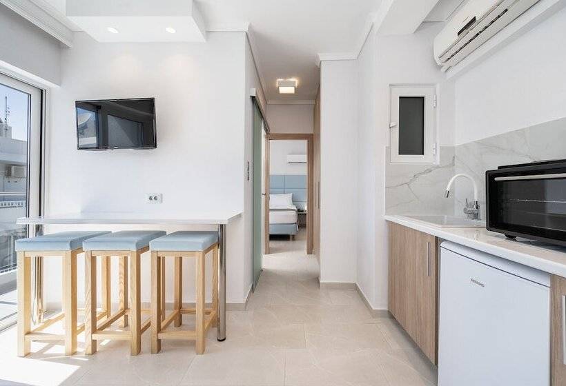 １ベッドルームアパートメント, Poseidon Hotel And Apartments