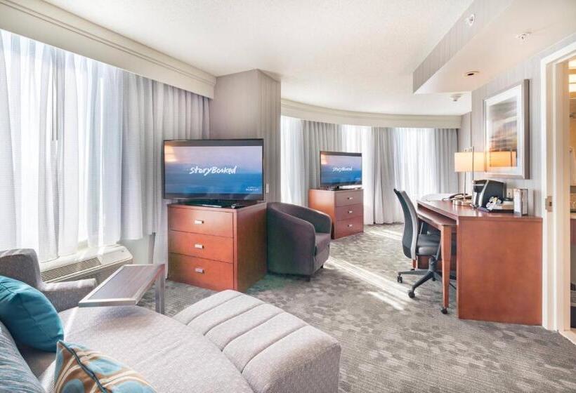 스탠다드 룸 킹사이즈 침대, Courtyard By Marriott Silver Spring Downtown
